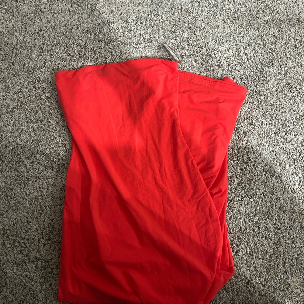 SKIMS Red Fits Everybody Tube Dress